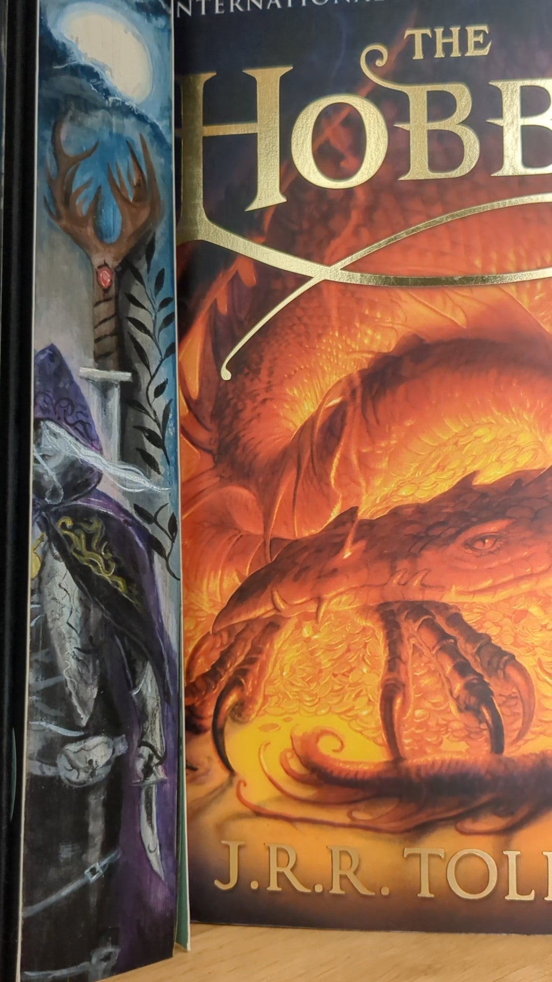 The Hobbit hand painted edges