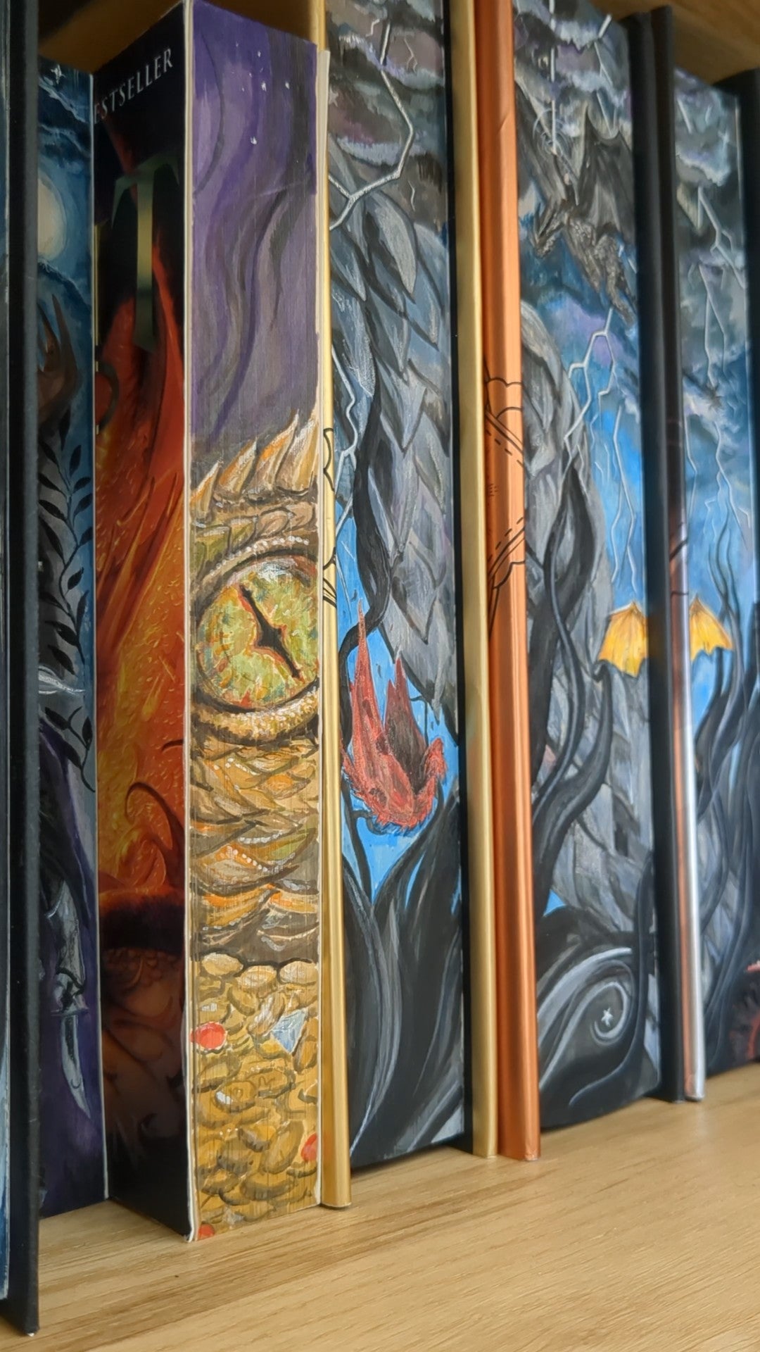 The Hobbit hand painted edges