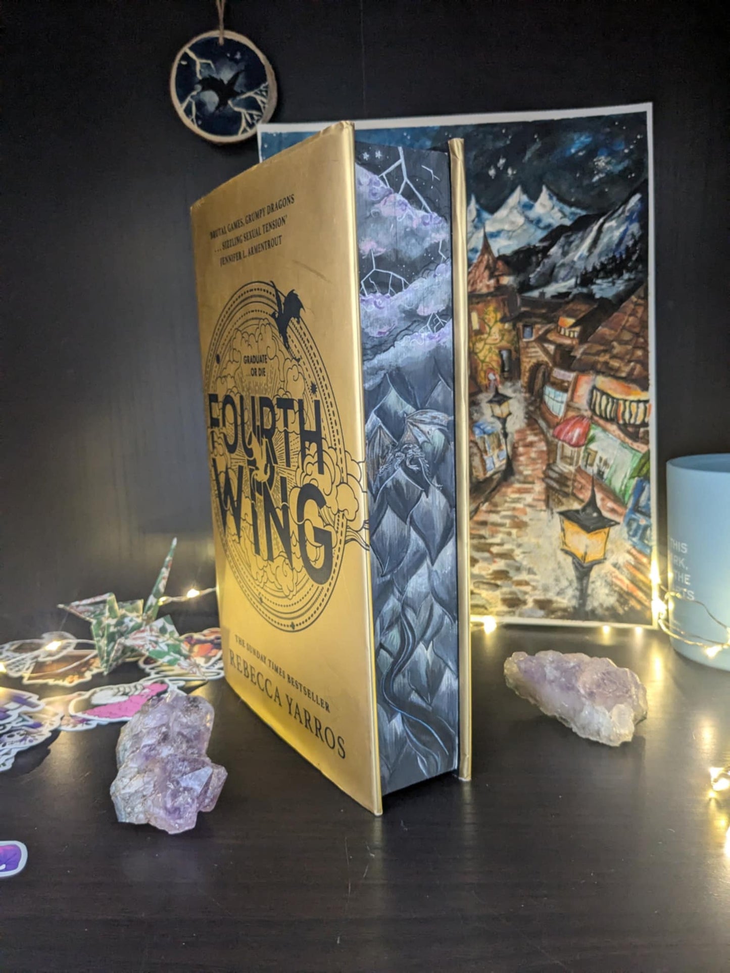 Fourth Wing DARK book edges