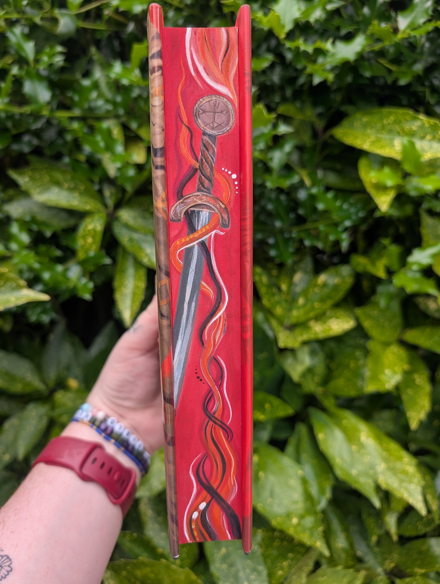 A Curse Carved in Bone foreedge painting