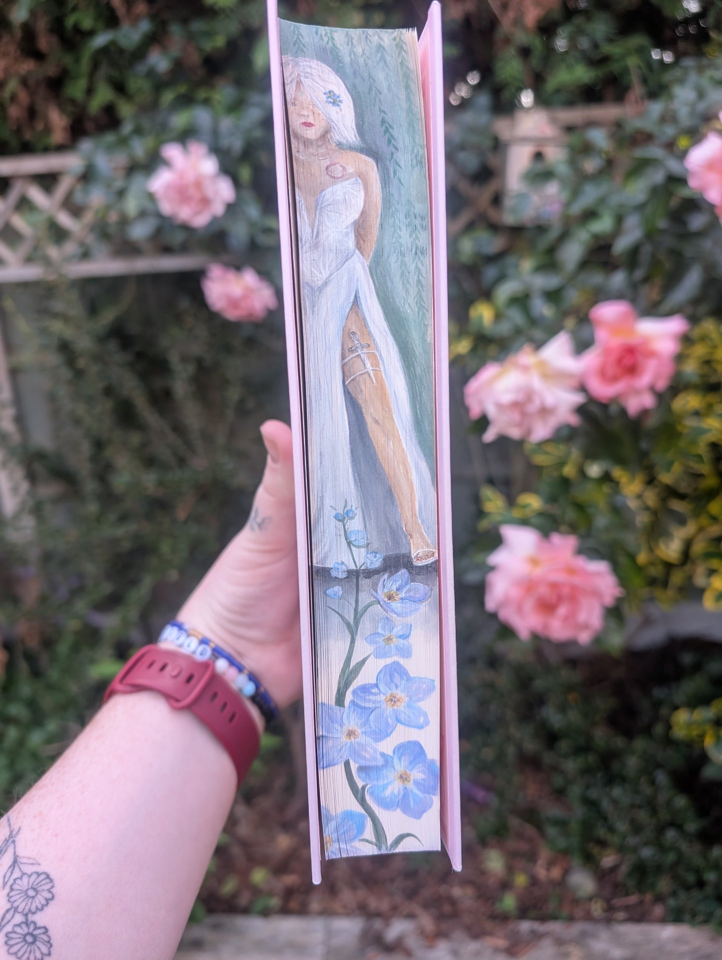 Fearless hand painted edges