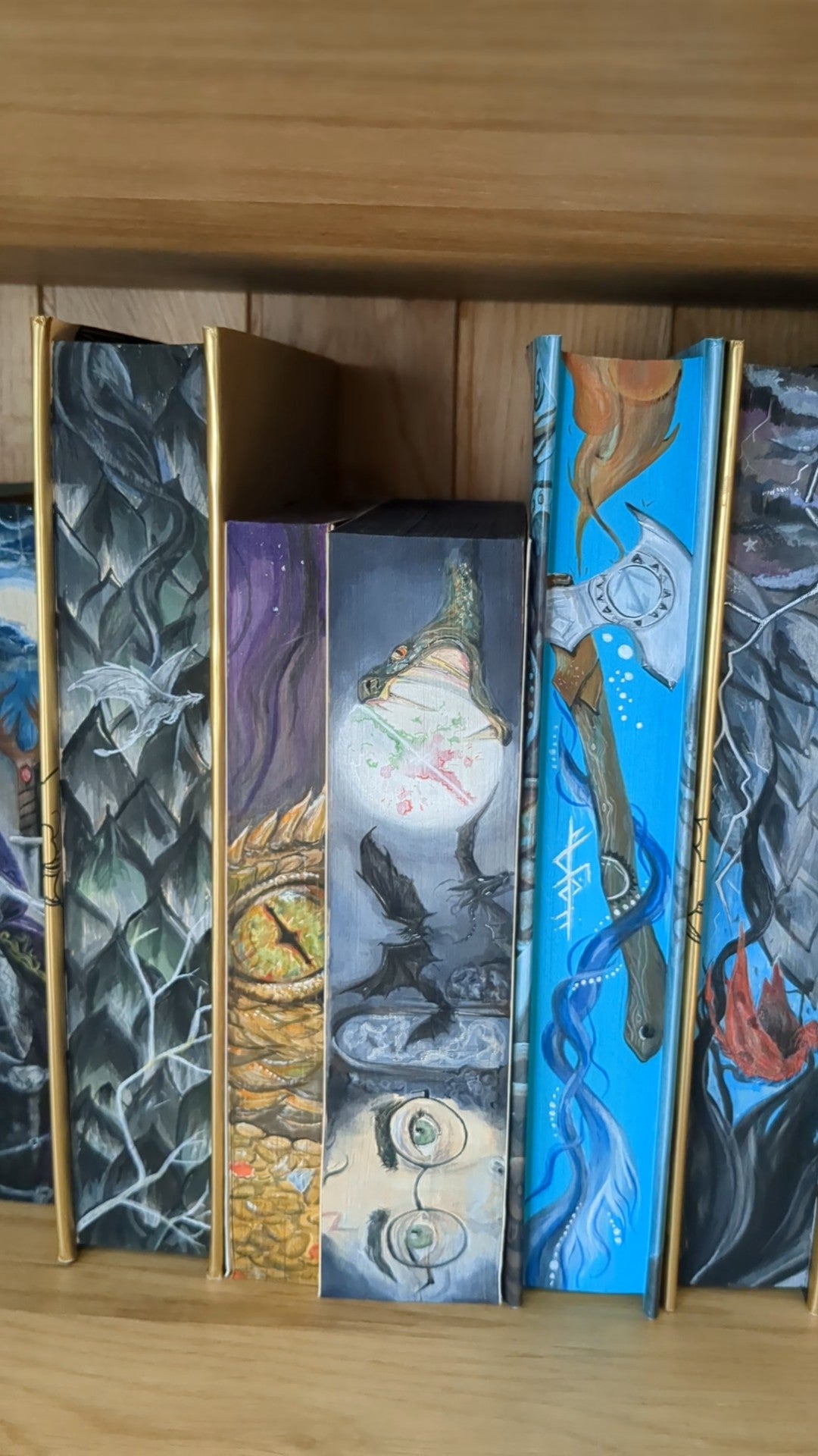 Harry Potter and the Order of the Phoenix fore edge art one off