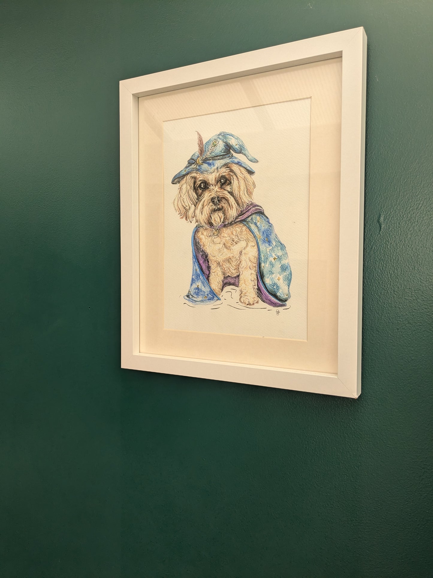 Custom pet portrait with magical twist