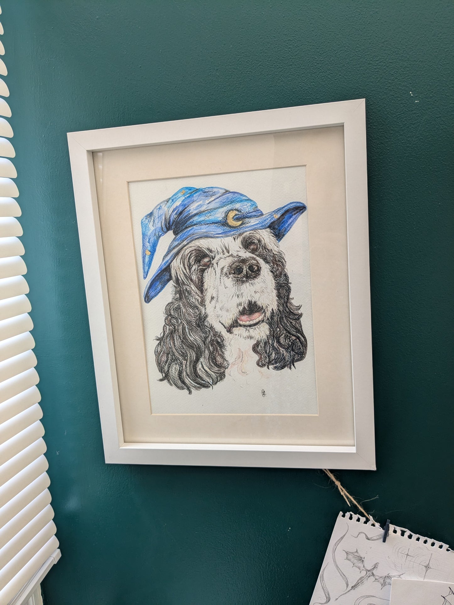 Custom pet portrait with magical twist