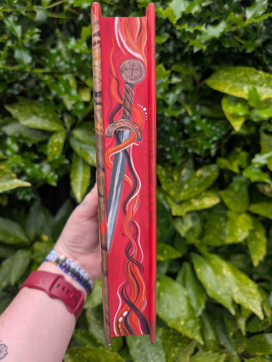 A Curse Carved in Bone foreedge painting