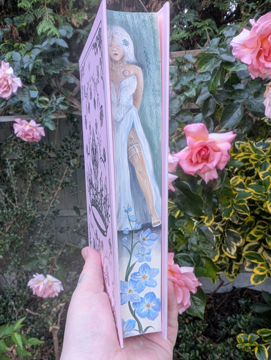 Fearless hand painted edges